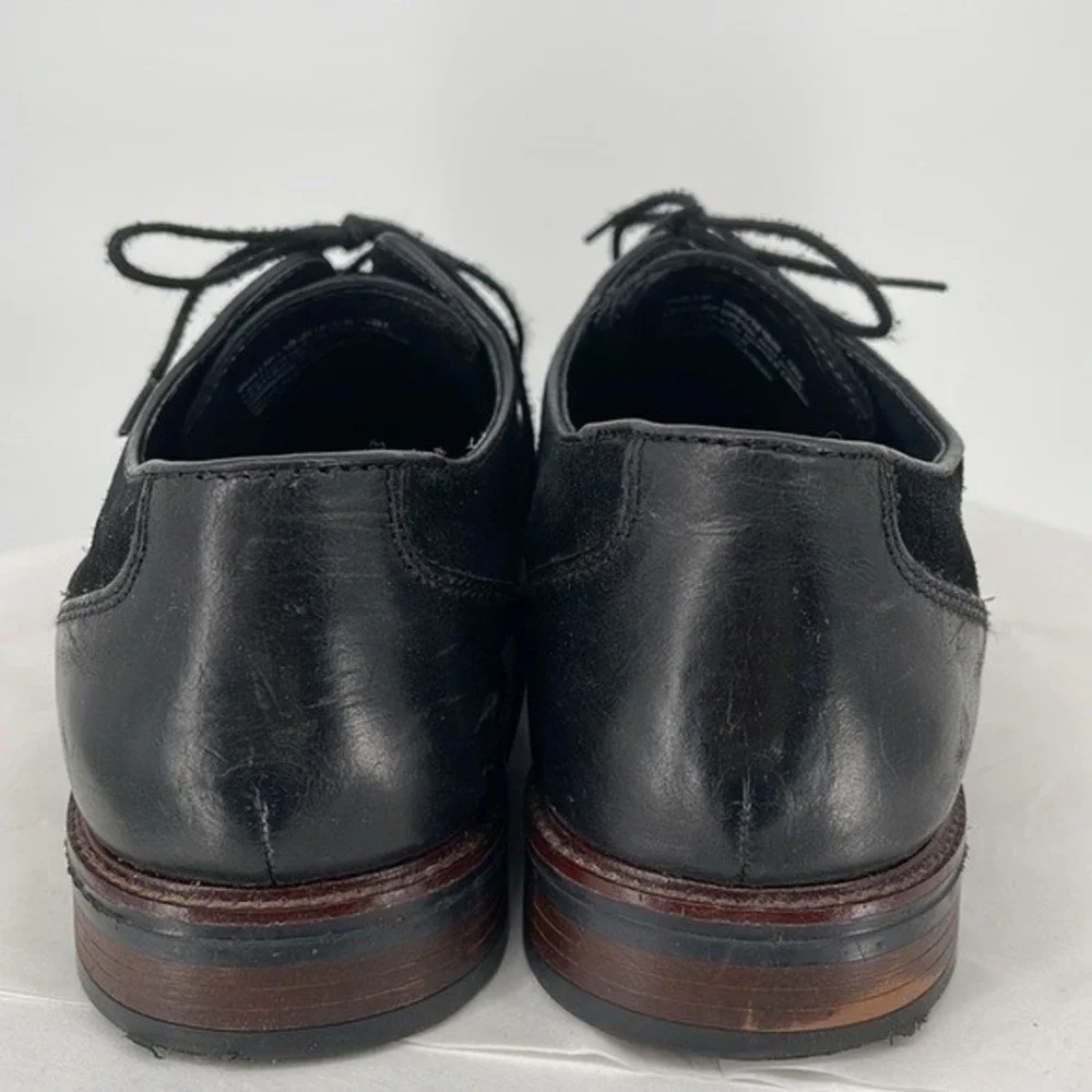 Alfani Men's Phillip Black‎ Suede Lace up Dress Oxfords Men size 12M Blokecore